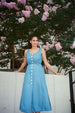 COLORANT SYMPHONY DRESS | INDIGO