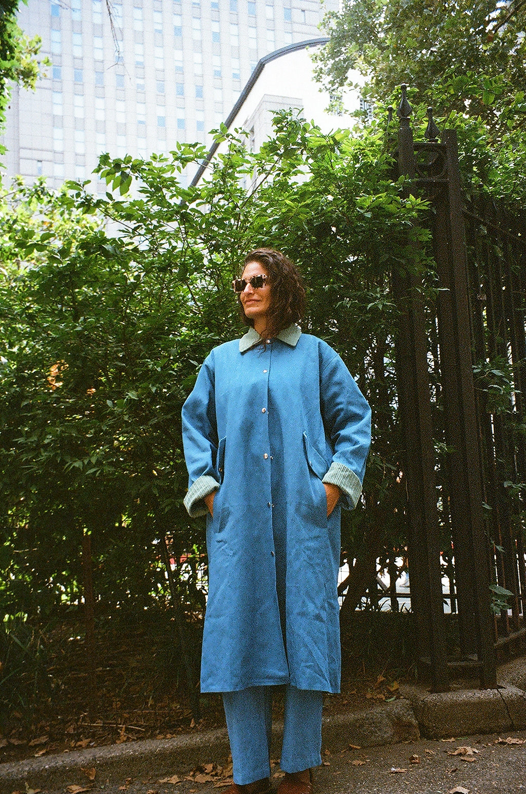 COLORANT GROVER COAT | INDIGO & MEADOW