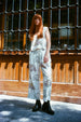 COLORANT X PO-EM | COTTON SILK TIE PANTS | RELIC PRINT