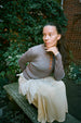 COLORANT RHYTHM SWEATER | TWO TONE KNIT