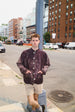 COLORANT REVERSIBLE TWILT JACKET  | LOGWOOD