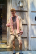 COLORANT REVERSIBLE TWILT JACKET  | GUAVA / PUTTY
