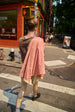 COLORANT REVERSIBLE TWILT JACKET  | GUAVA / PUTTY