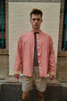 COLORANT REVERSIBLE TWILT JACKET  | GUAVA / PUTTY