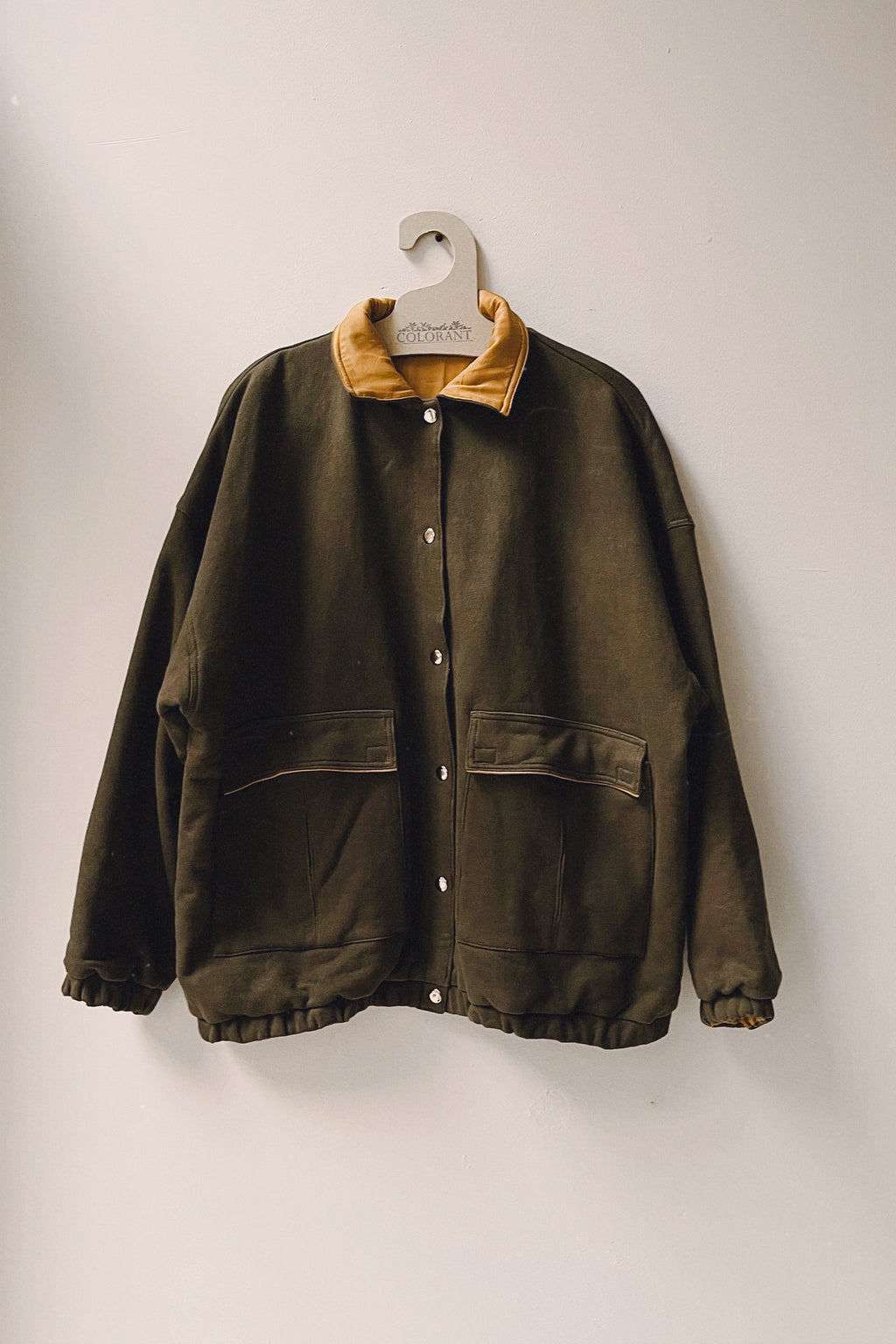 COLORANT REVERSIBLE UNISON JACKET  | GOLD / DARK OLIVE