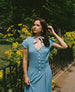 COLORANT TEMPO DRESS  | INDIGO
