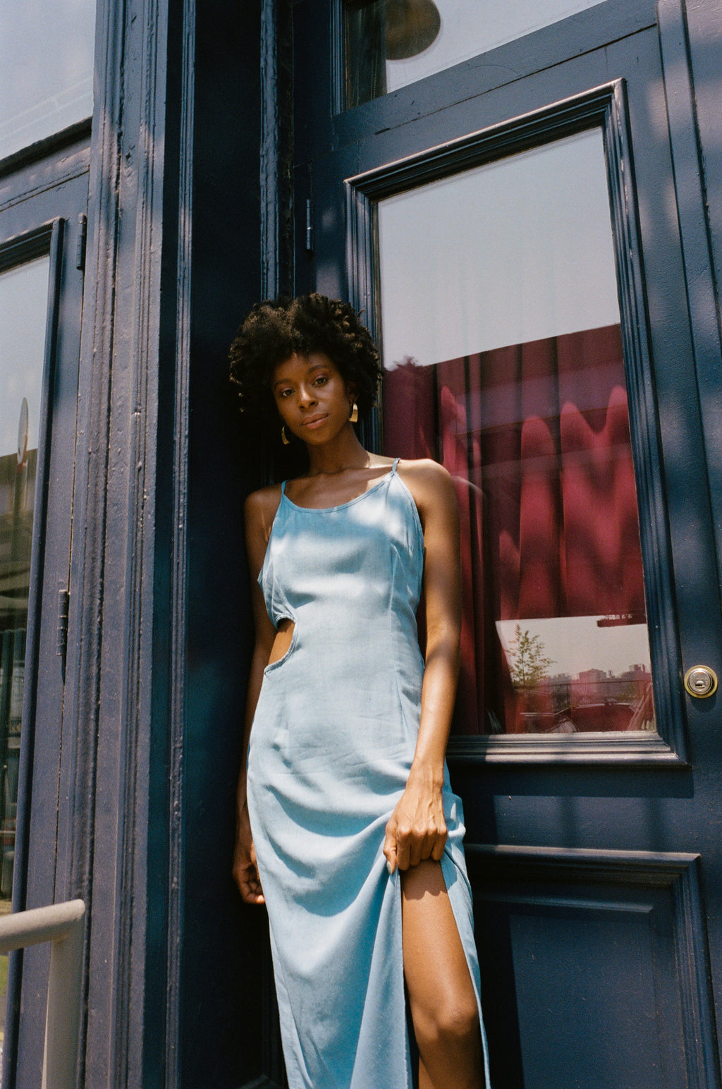 COLORANT ANTONIA DRESS | INDIGO