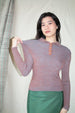 COLORANT RHYTHM SWEATER | TWO TONE KNIT