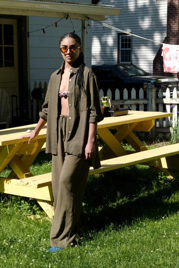 COLORANT LOLANI PANTS | EARTH