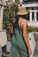 COLORANT RAFFIA  HAT | OLIVE CHECK